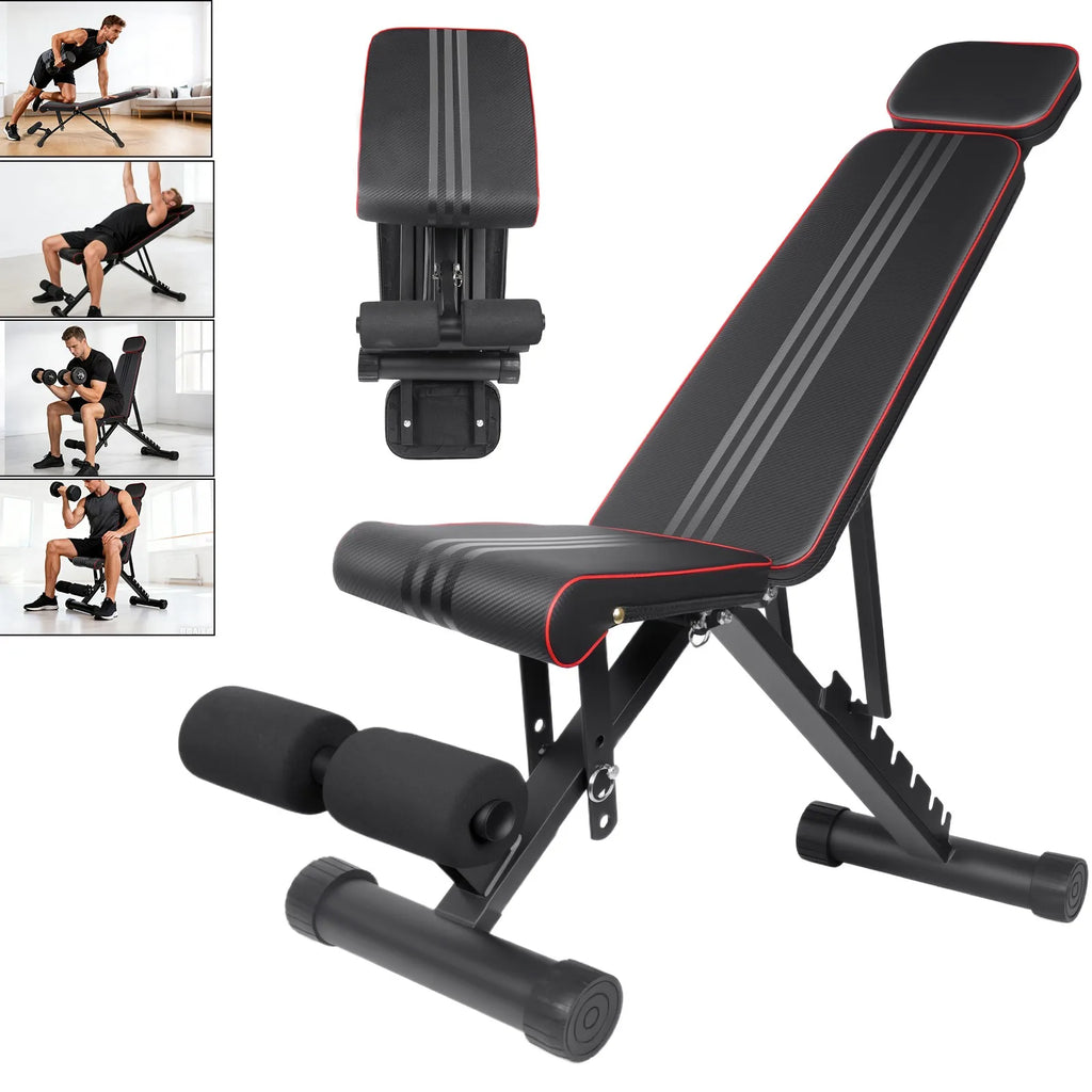 Banc de Musculation Pliable Multifonction Pro