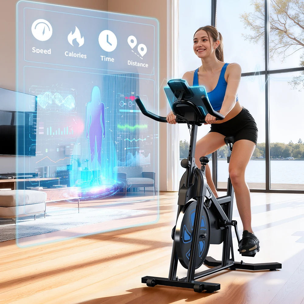 Vélo d'Appartement Magnétique Pro 12kg — 100 Niveaux