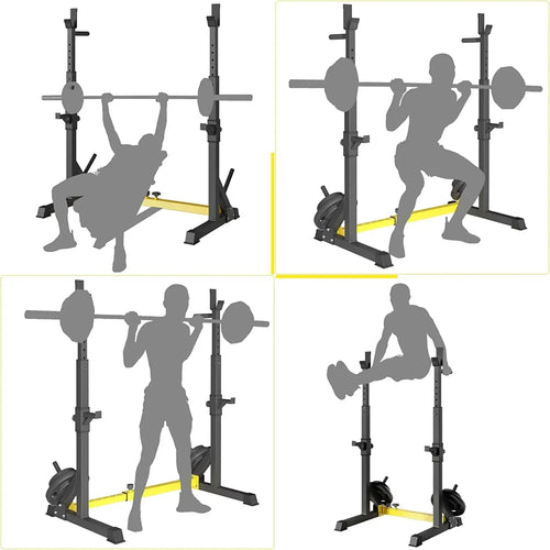 Rack Squat Réglable Multifonction Pro — 250kg