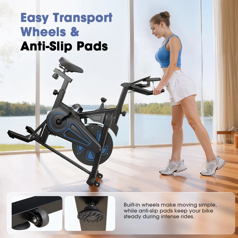 Vélo d'Appartement Magnétique Pro 12kg — 100 Niveaux