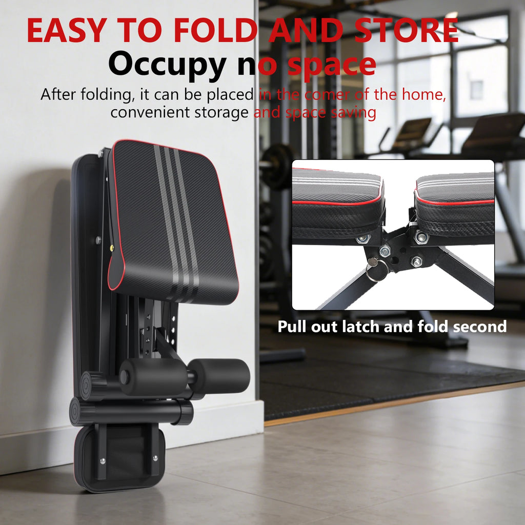 Banc de Musculation Pliable Multifonction Pro