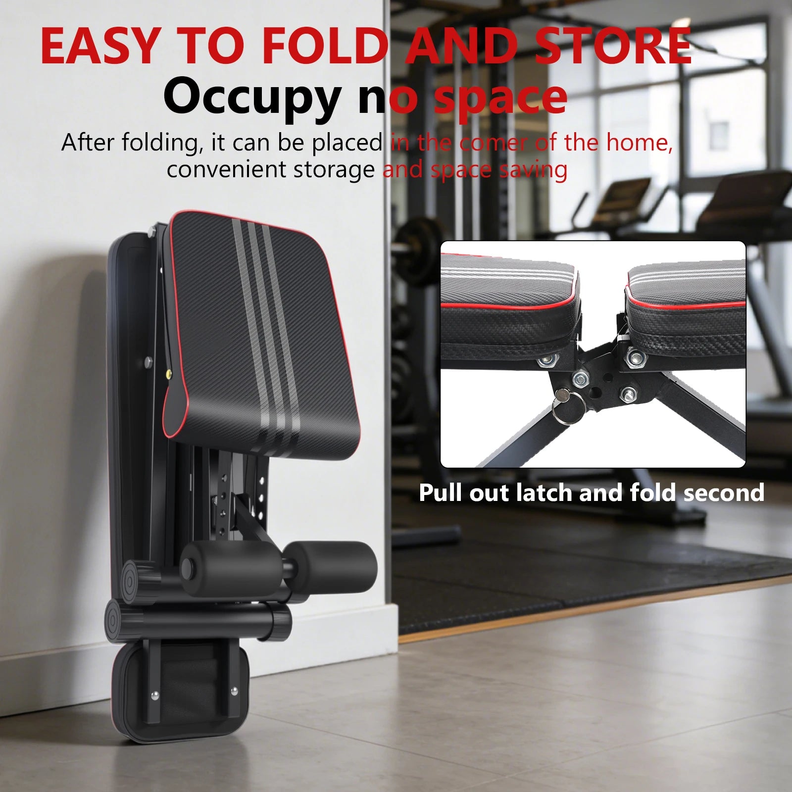 Banc de Musculation Pliable Multifonction Pro